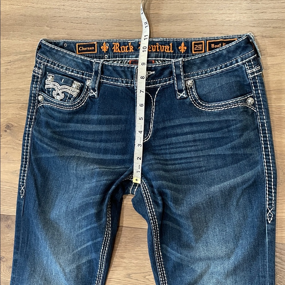 Rock Revival Chereen Boot Easy Jeans Size 29 - Picture 5 of 10
